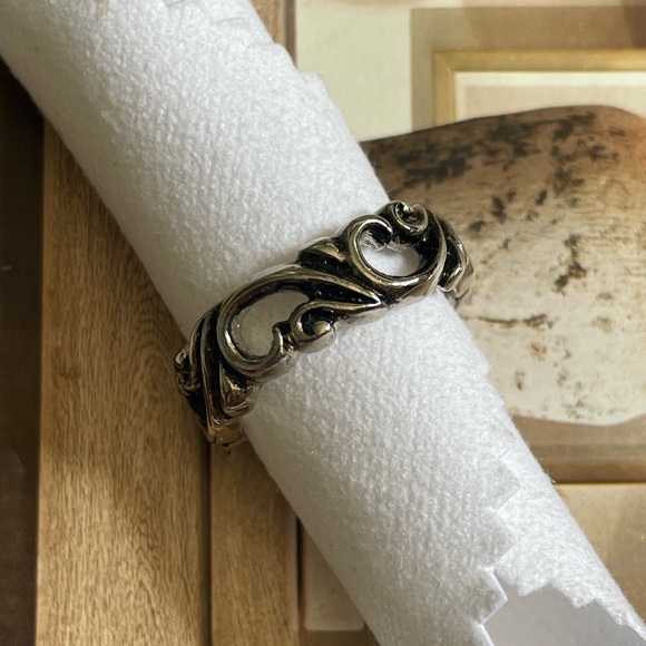 His & hers ring in 925 Silver Band! US 9 or 10 - Picture 9 of 11